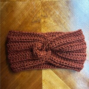 Handmade Chunky  Headband in Rust